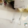 Сережки протяжки Герб України Тризуб. TTM Stainless Steel. Сталь. Xuping 